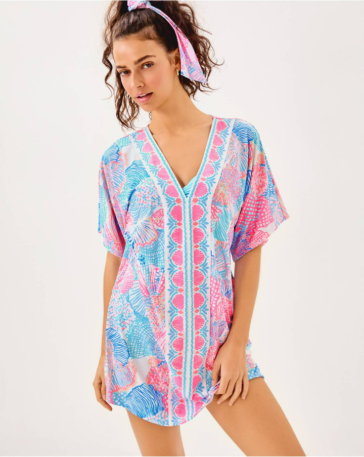 Malachi V-neck Coverup - Multi Roar Of The Seas