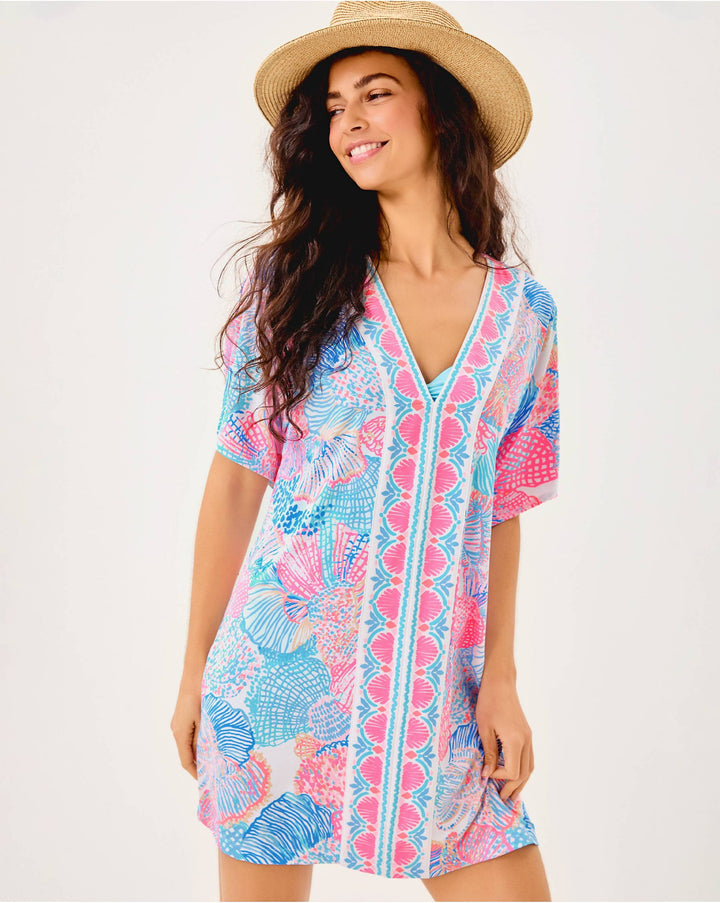Malachi V-neck Coverup - Multi Roar Of The Seas