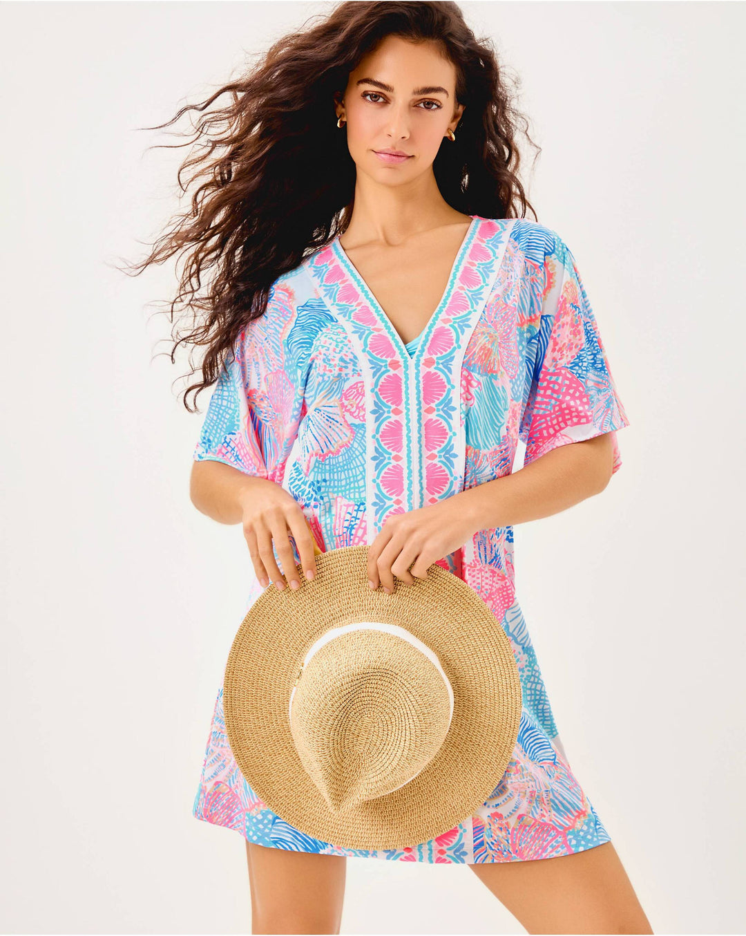 Malachi V-neck Coverup - Multi Roar Of The Seas
