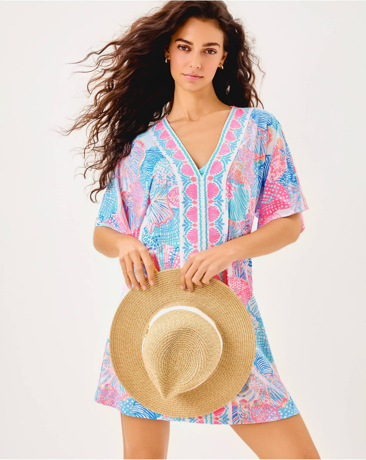Malachi V-neck Coverup - Multi Roar Of The Seas