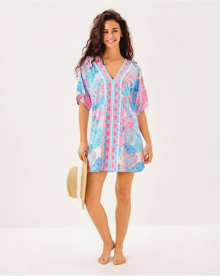 Malachi V-neck Coverup - Multi Roar Of The Seas