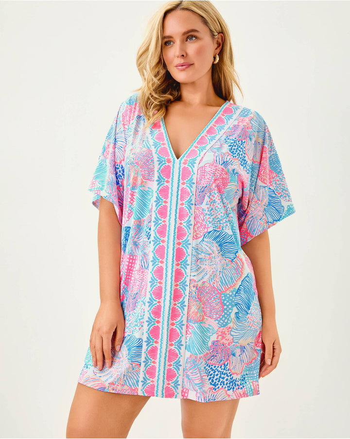 Malachi V-neck Coverup - Multi Roar Of The Seas