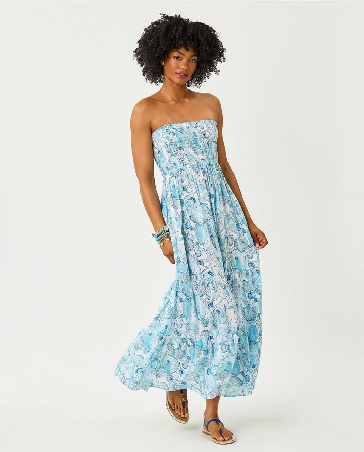 Anali Coverup - Resort White Shell Shine