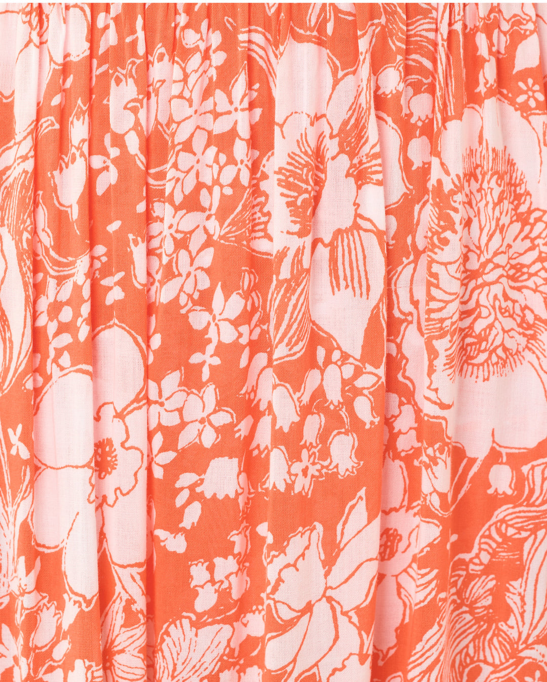 Anali Maxi Cover-Up - Sunset Orange Budding Romance