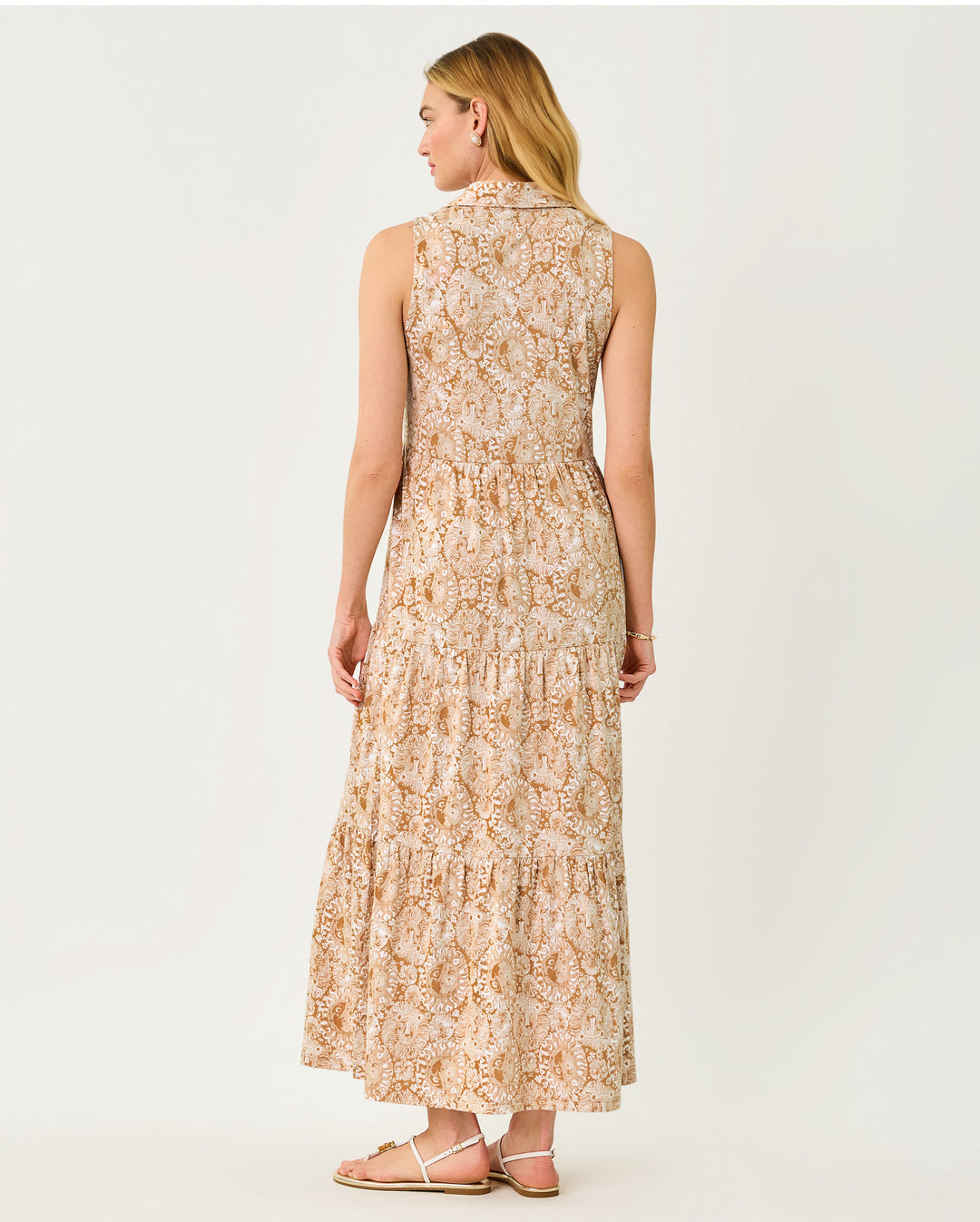 Riegan Maxi Dress - Iced Latte Lil Jims Stuff