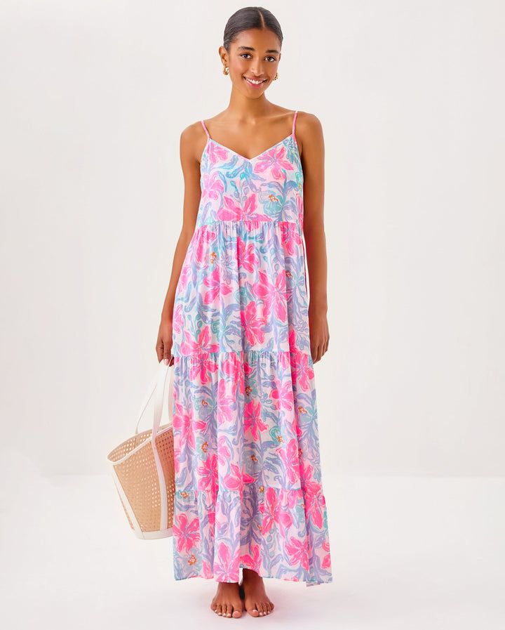 Mazarine Maxi Coverup - Multi Beachside Haven