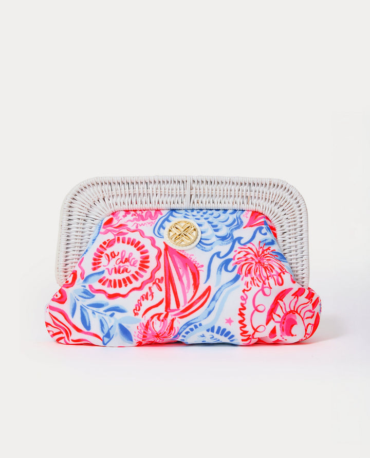Cayo Coco Clutch - Resort White Lil Sun Sea Sand
