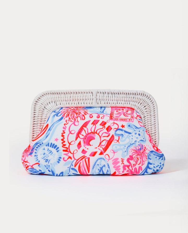 Cayo Coco Clutch - Resort White Lil Sun Sea Sand