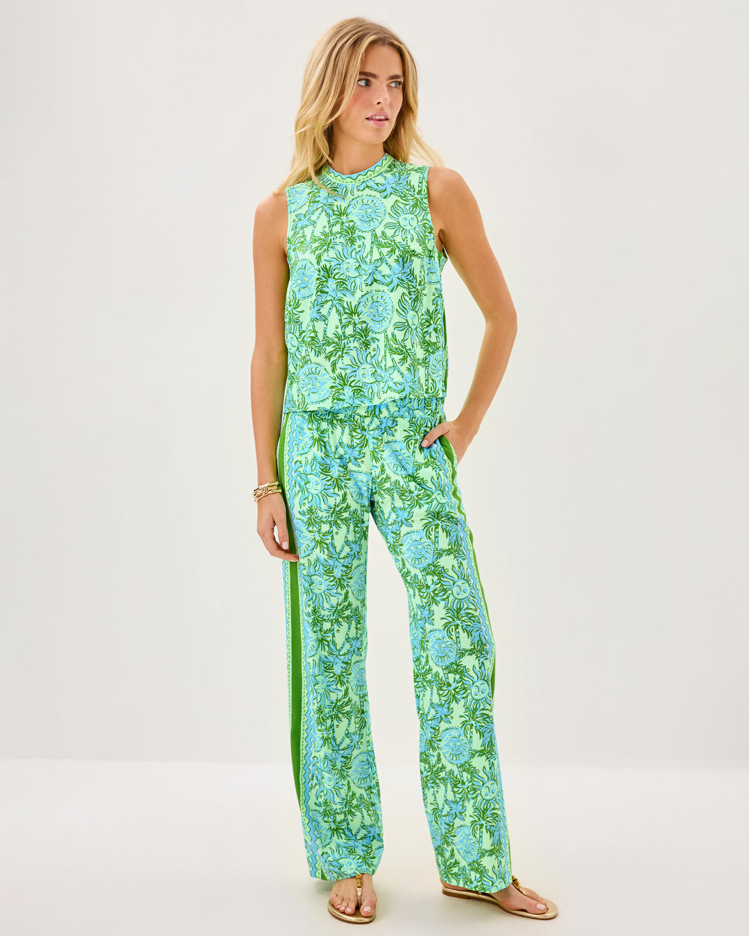 Anya Top - Cool Mint Catchin Rays