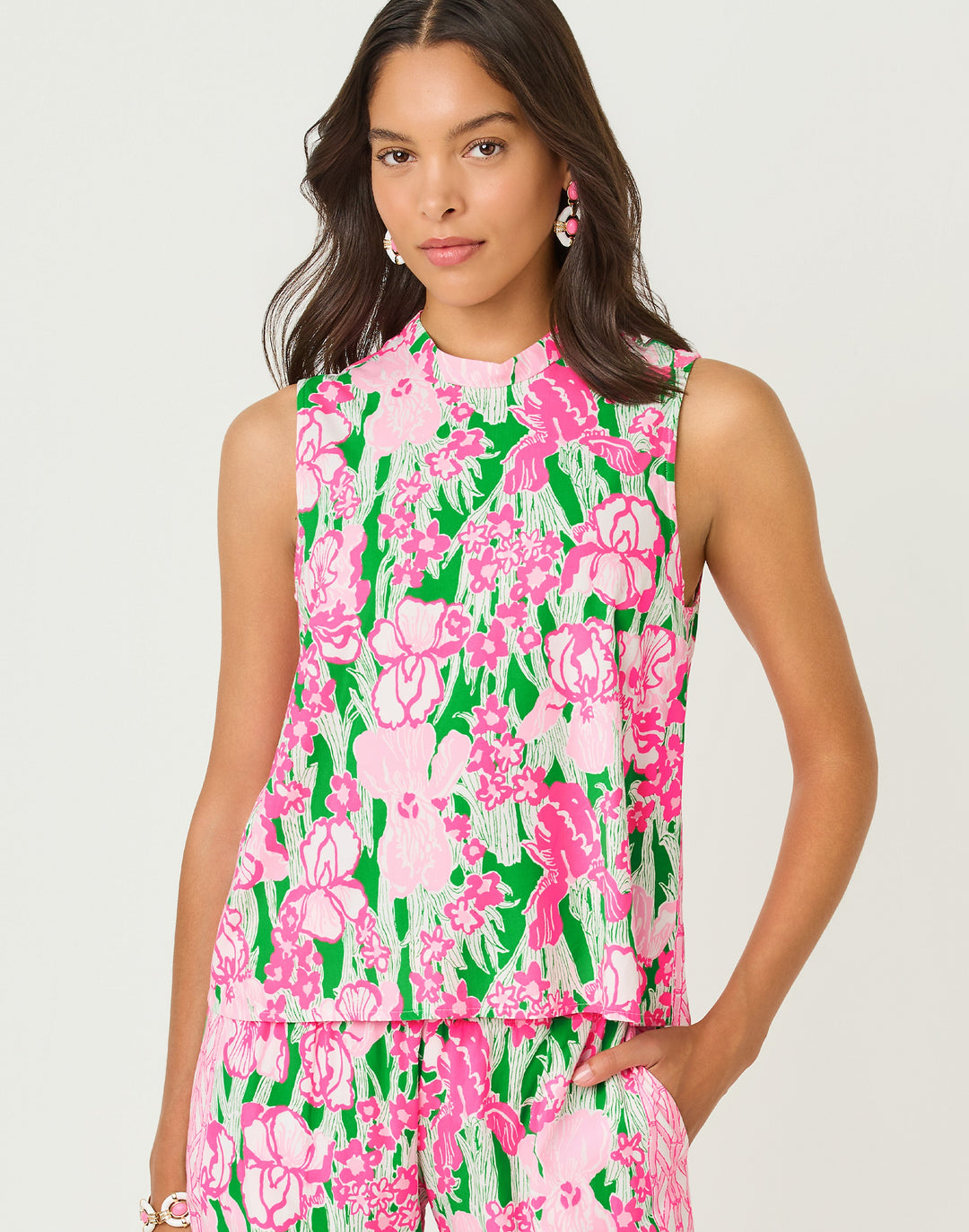 Anya Top - Putting Green Hannah Peppermint Palm Lou Anya Top - Putting Green Hannah Peppermint Palm Lou