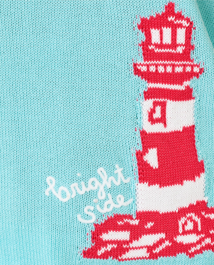 Emra Sweater Tank - Day Dream Blue Lighthouse