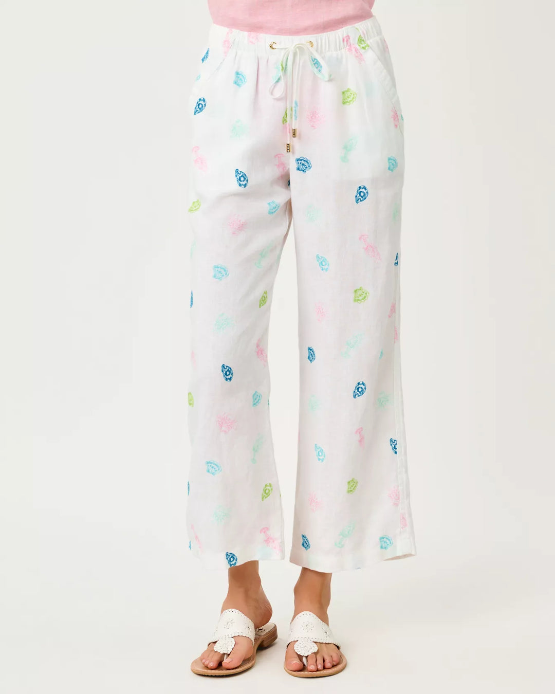 27" Brawley Linen Crop Pant