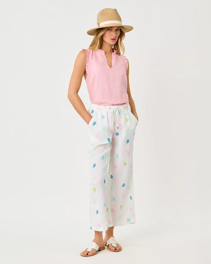 27" Brawley Linen Crop Pant