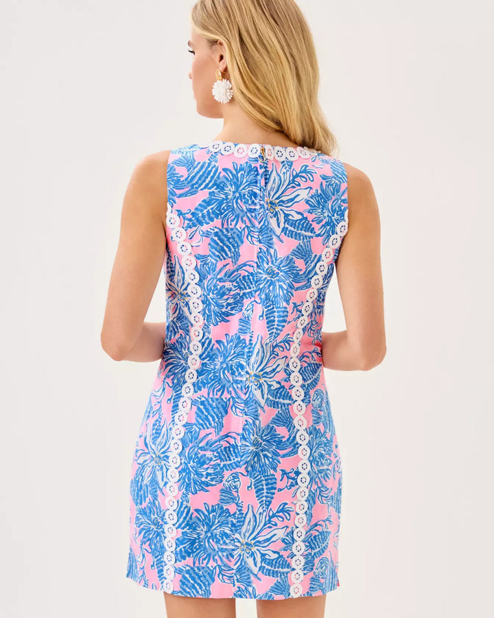 Ciaran Shift Romper - Conch Shell Pink Up Scale