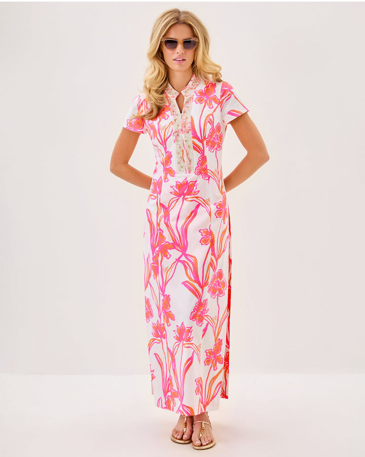 Velora Maxi Romper - Resort White Oversized