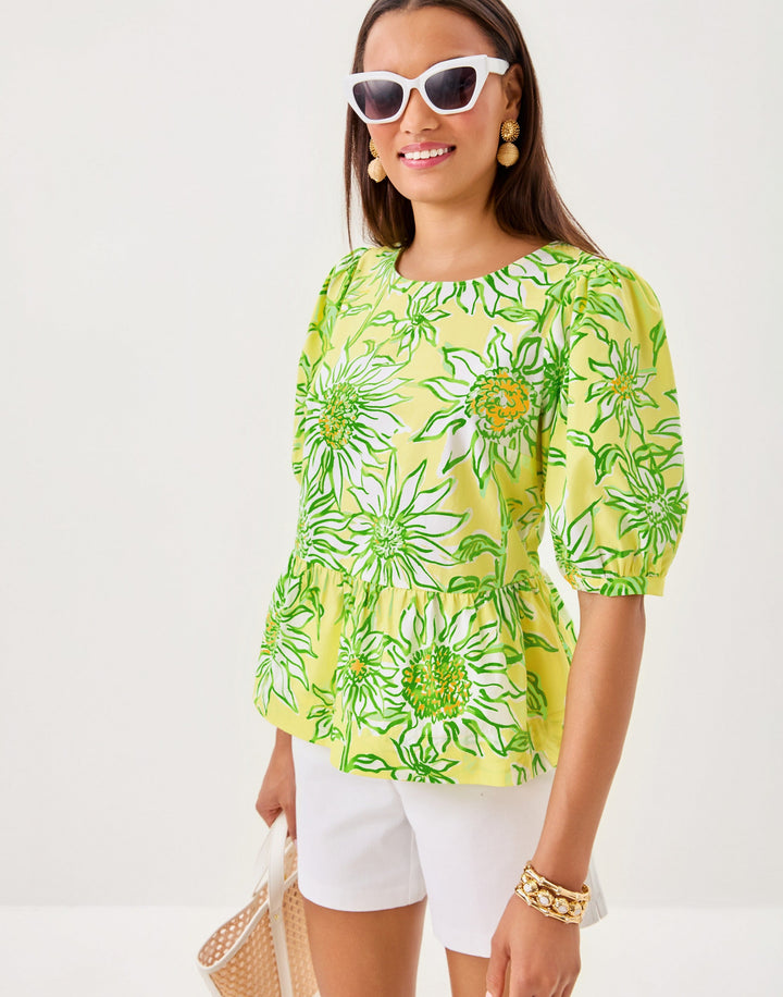 Hisli Short Sleeve Top - Limoncello Sunbelievable