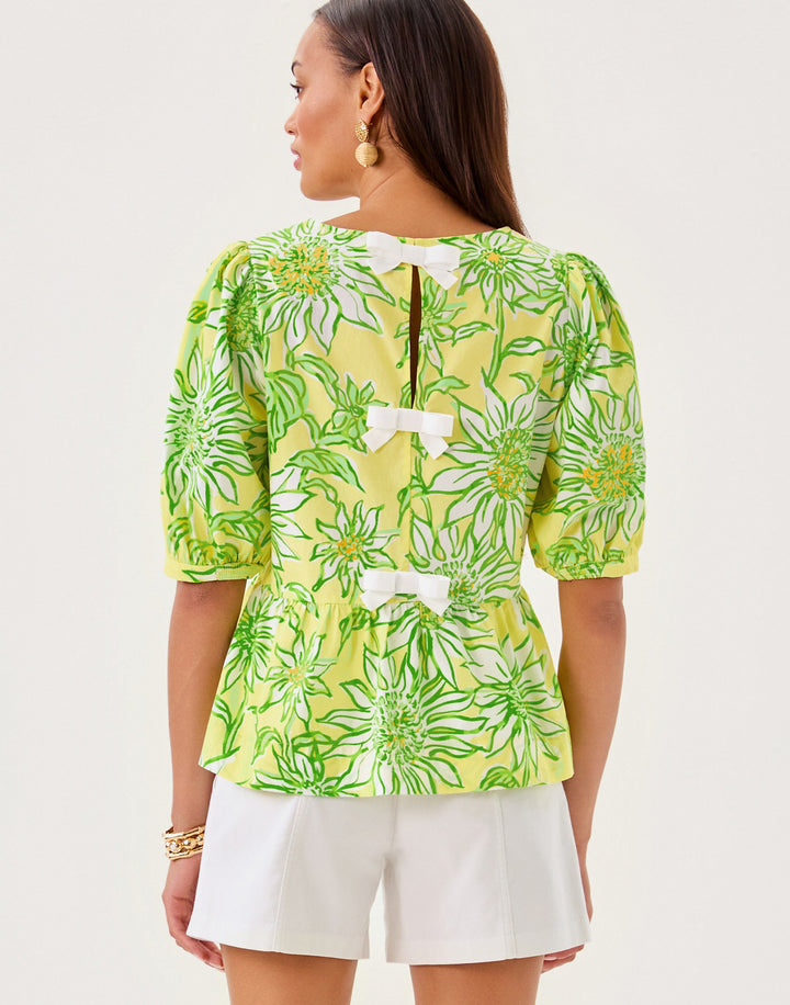 Hisli Short Sleeve Top - Limoncello Sunbelievable