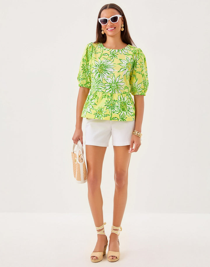 Hisli Short Sleeve Top - Limoncello Sunbelievable