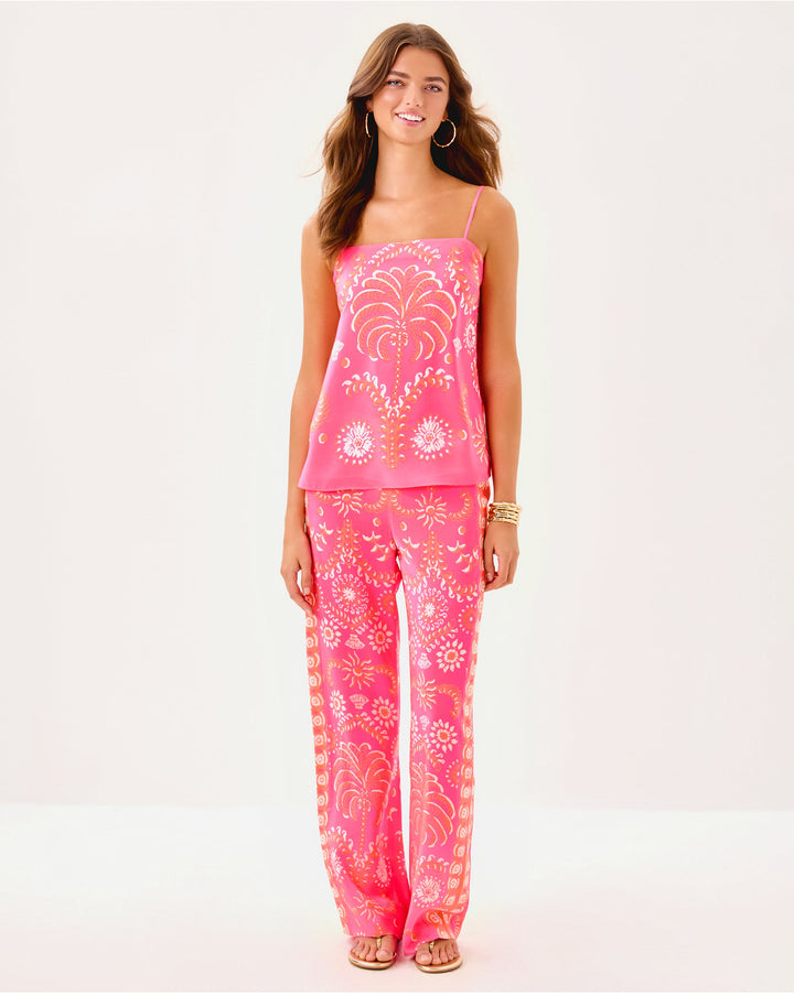 Jesslyn Top - Sunkissed Breezy Palm
