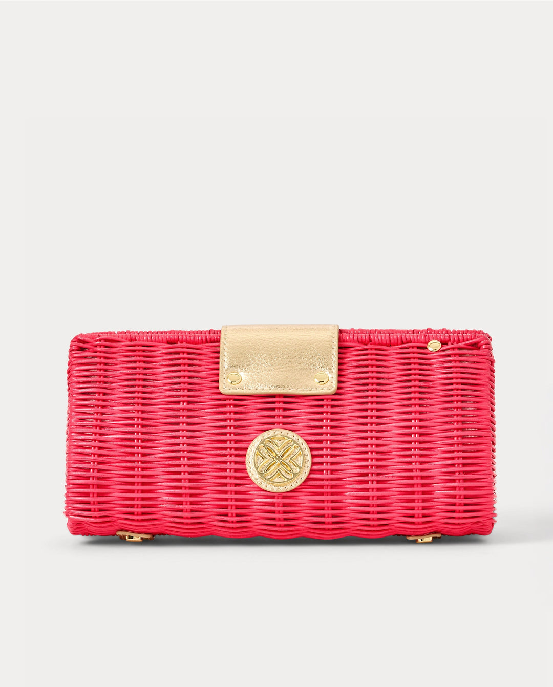 Leena Wicker Clutch - Paradise Punch