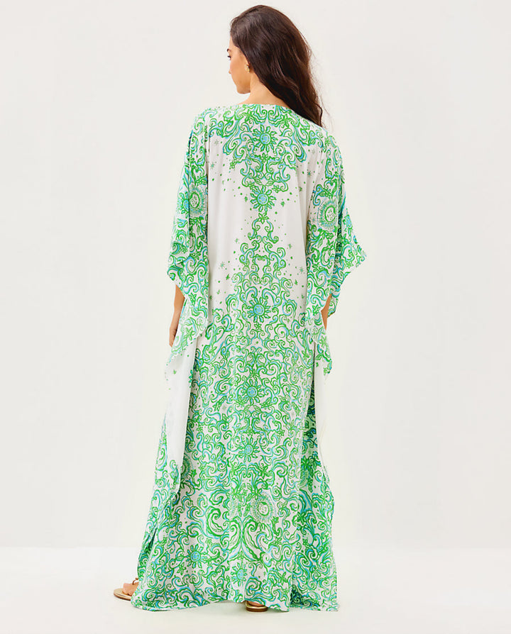 Marilla Silk Maxi Caftan