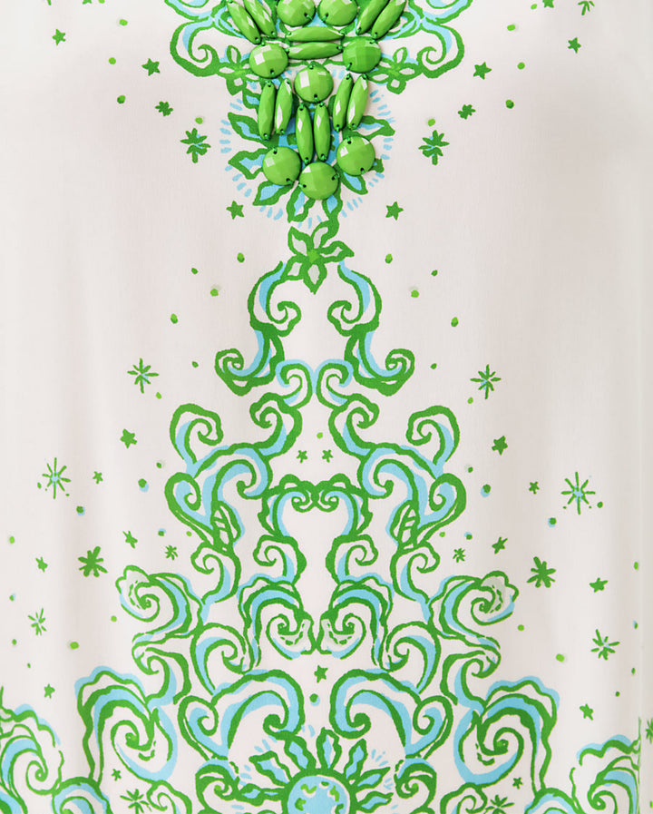 Marilla Silk Maxi Caftan