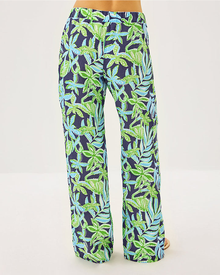 Daylen Linen Palazzo Pant