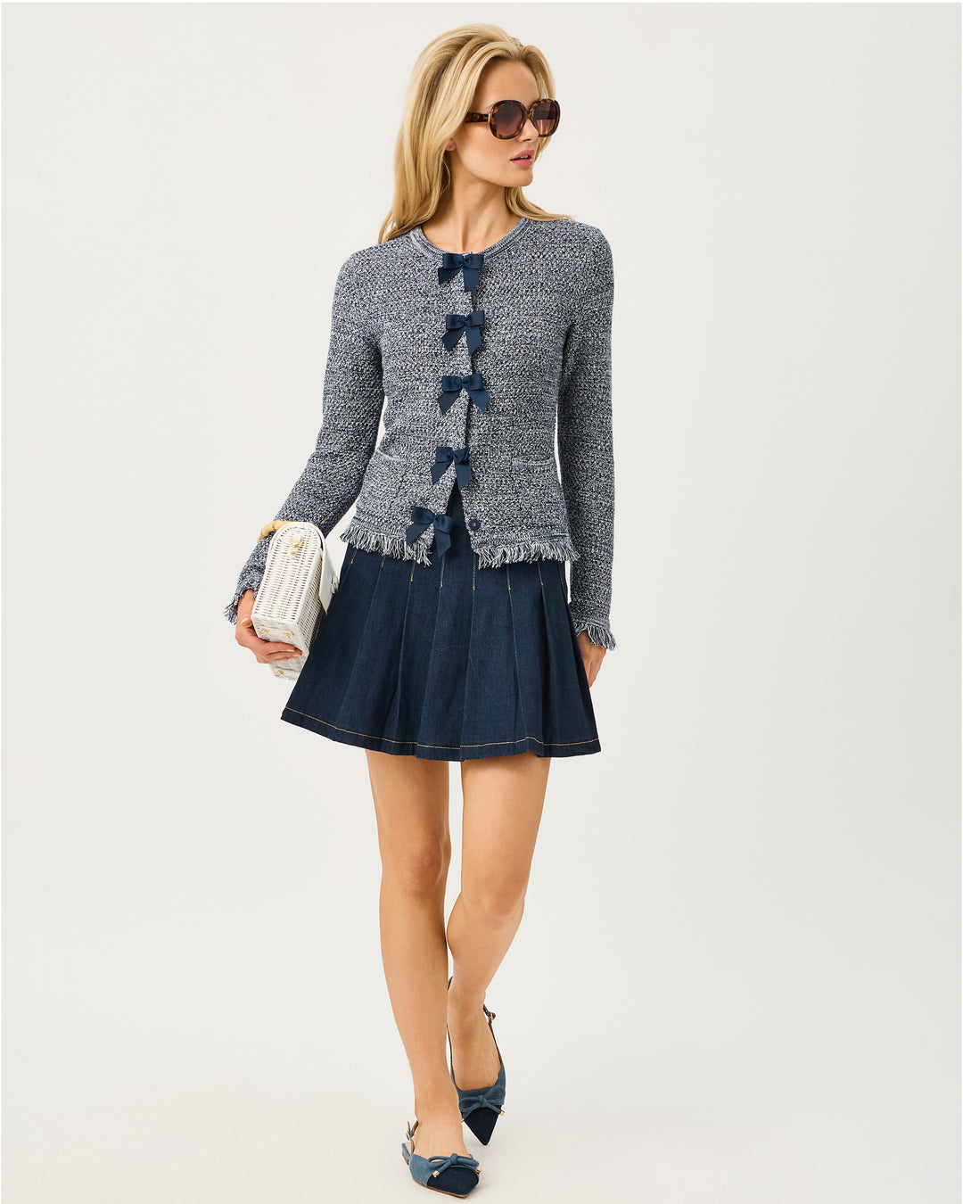 Kelso Cardigan - Low Tide Navy Marl