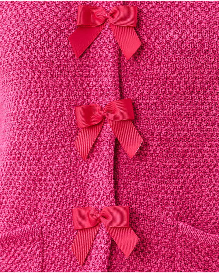 Kelso Cardigan - Pink Aster Marl