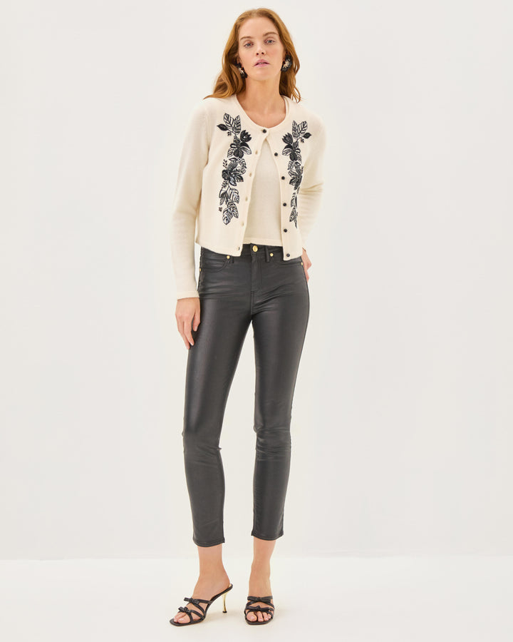 Emmarose Embroidered Cashmere Sweater Set
