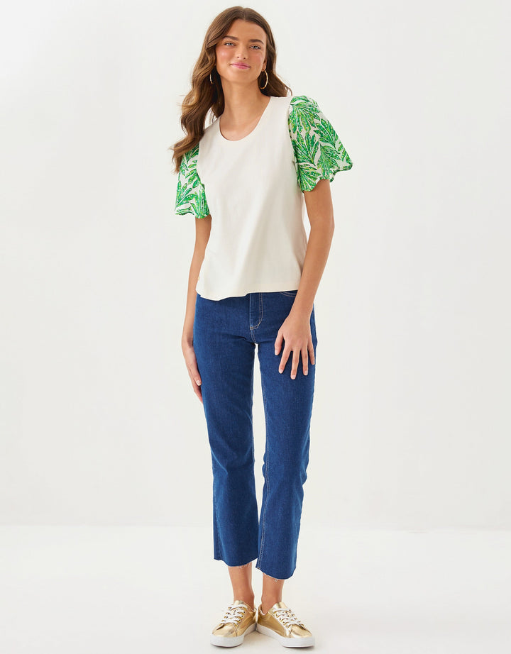 Brittan Knit Top - Coconut Shady Babe