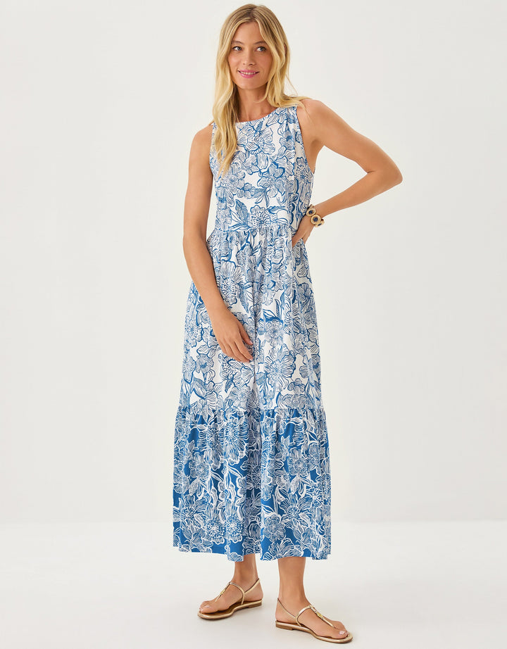 Hayleigh Midi Dress - Starlight Navy Unforgettable