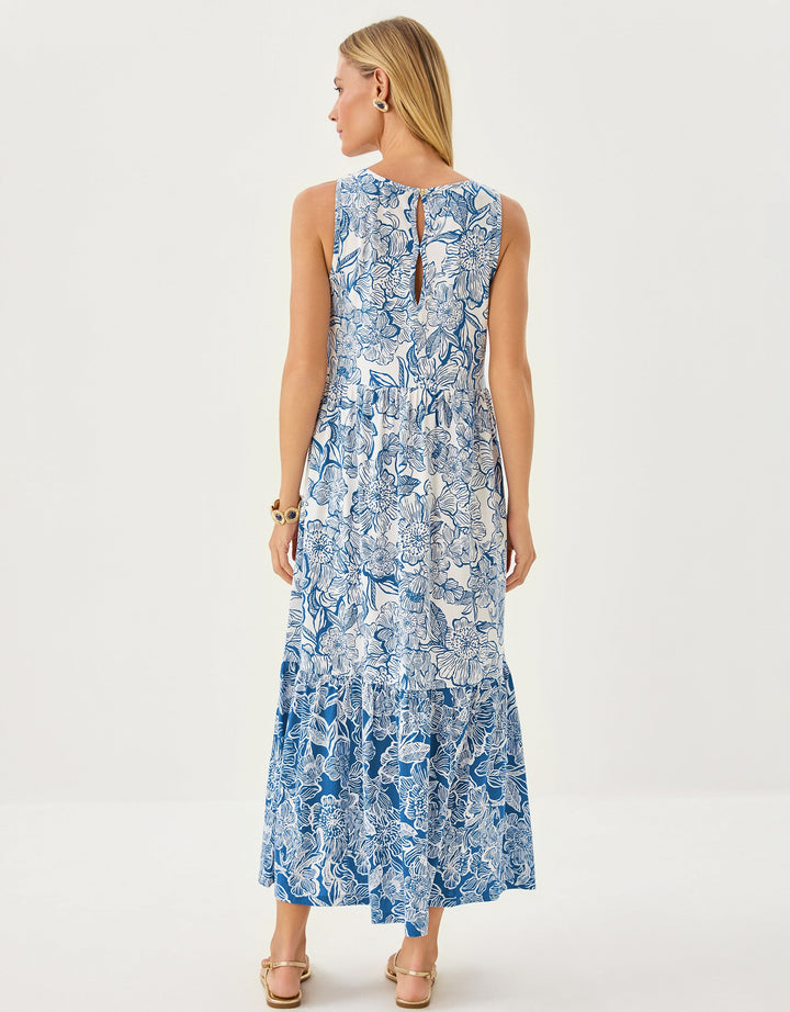 Hayleigh Midi Dress - Starlight Navy Unforgettable