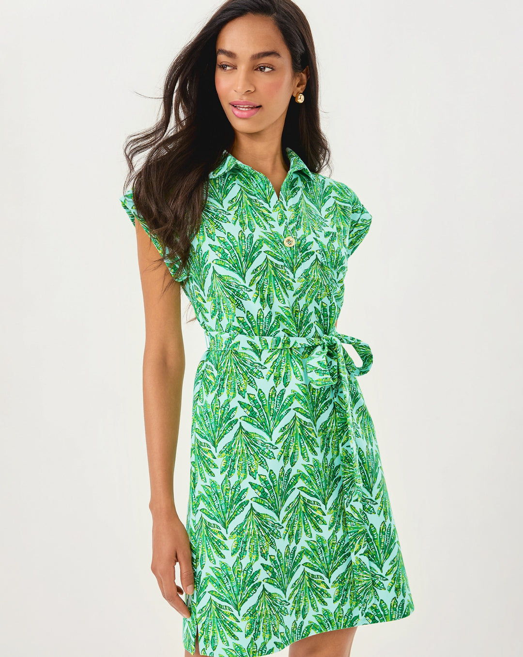 Emersyn Dress - Kitts Green Crossgrain Shady Babe
