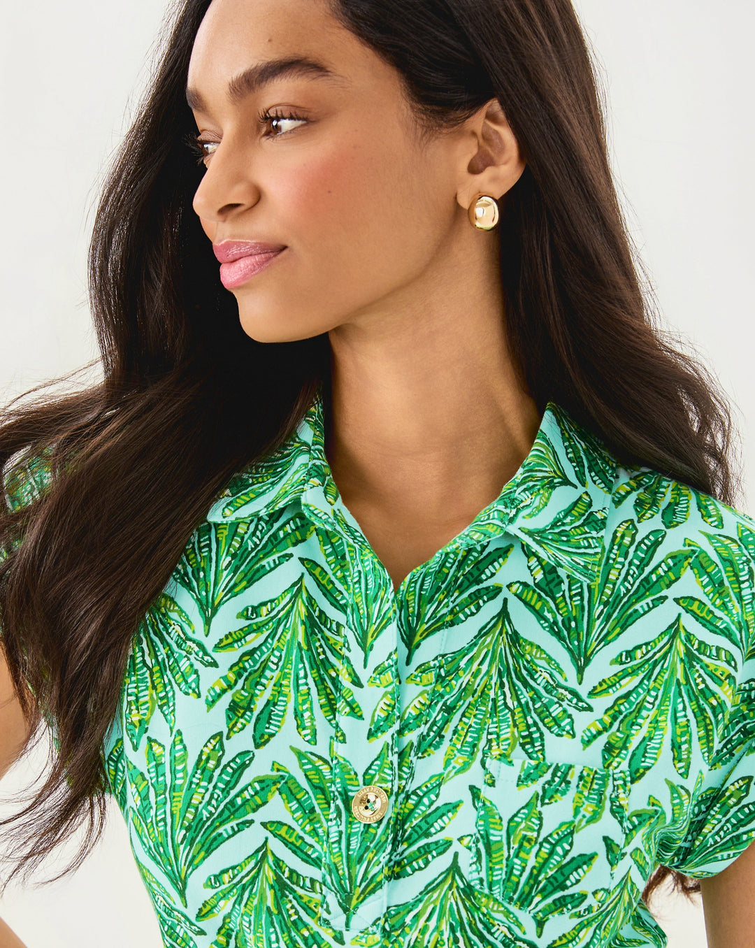 Emersyn Dress - Kitts Green Crossgrain Shady Babe