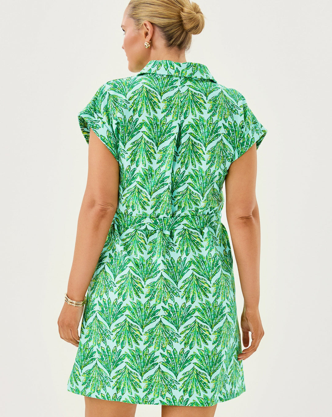 Emersyn Dress - Kitts Green Crossgrain Shady Babe