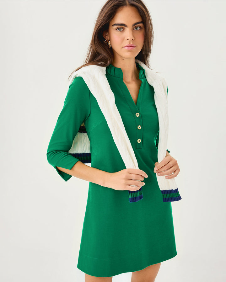 Knightley Dress - Fiddle Leaf Green