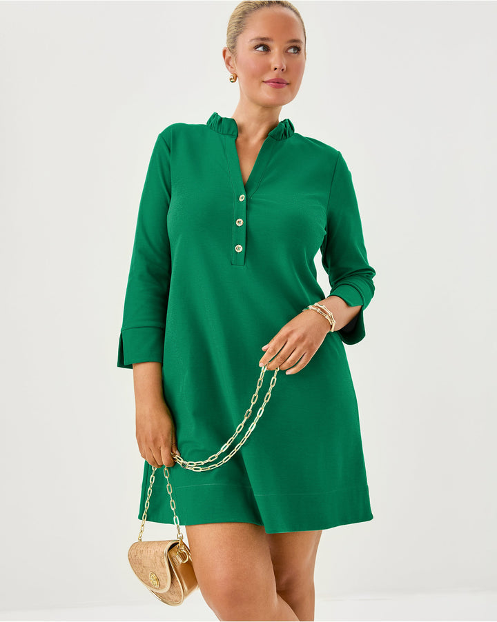 Knightley Dress - Fiddle Leaf Green