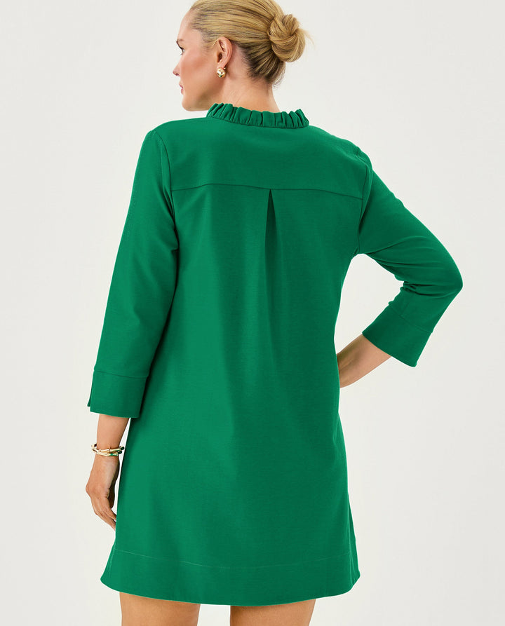 Knightley Dress - Fiddle Leaf Green