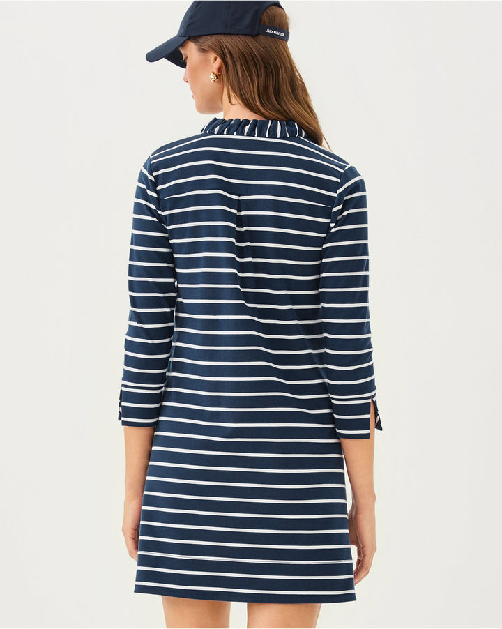 Knightley Dress - Low Tide Navy Heritage Stripe