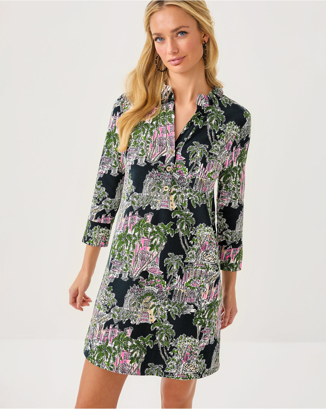 Knightley Dress - Onyx Pb Anniversary Toile