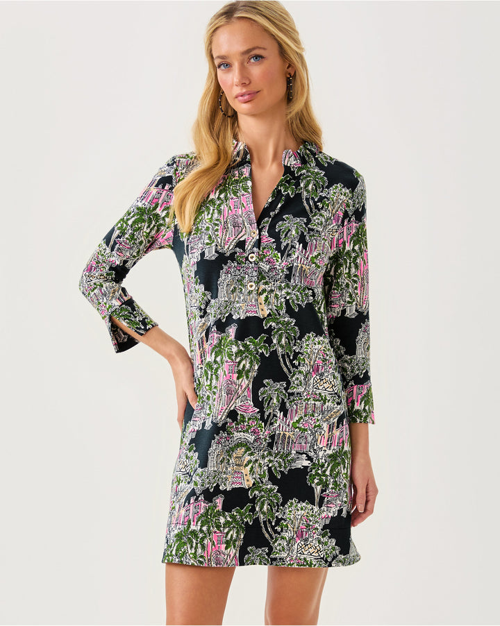 Knightley Dress - Onyx Pb Anniversary Toile