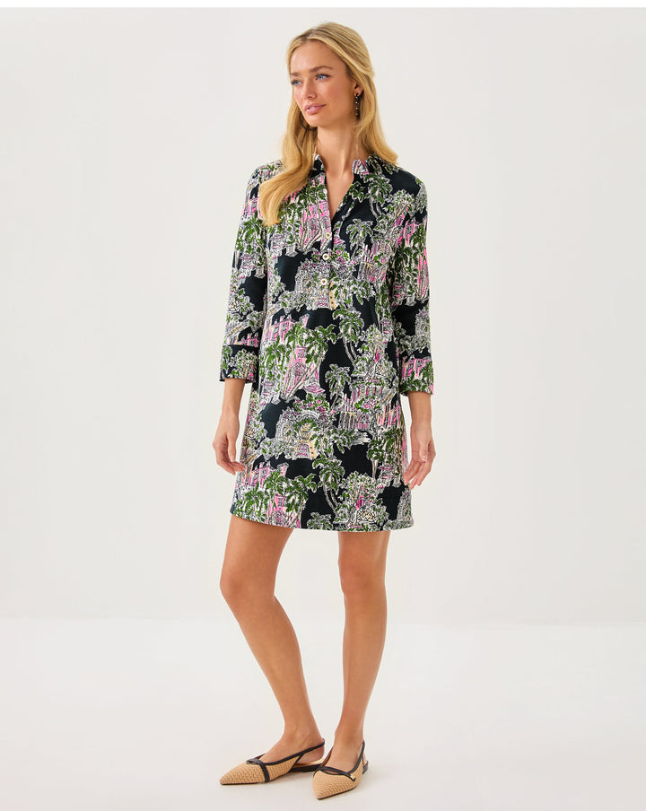 Knightley Dress - Onyx Pb Anniversary Toile