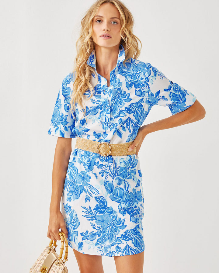 Lilly x Saint James Leonie Shirt Dress