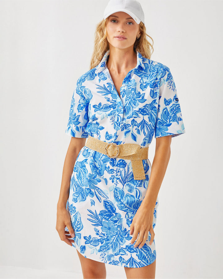 Lilly x Saint James Leonie Shirt Dress