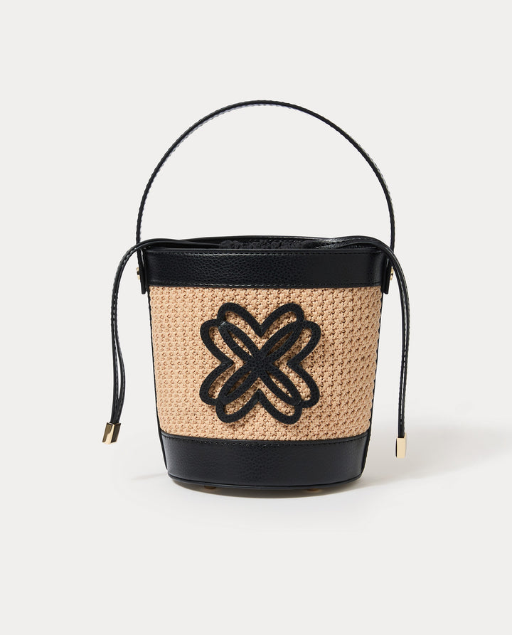 Malia Raffia Bucket Bag