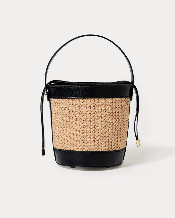 Malia Raffia Bucket Bag