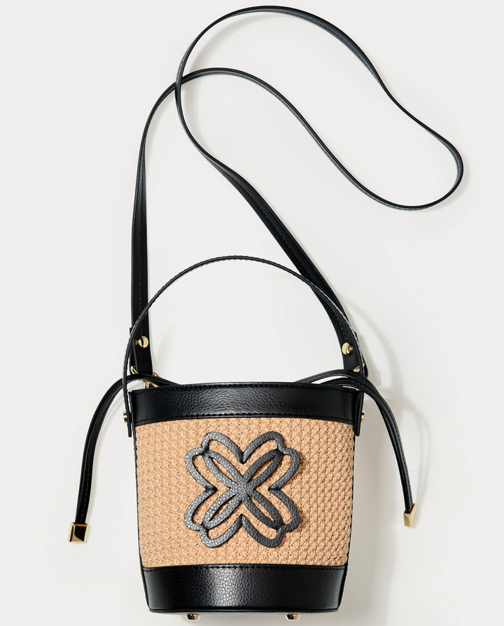Malia Raffia Bucket Bag