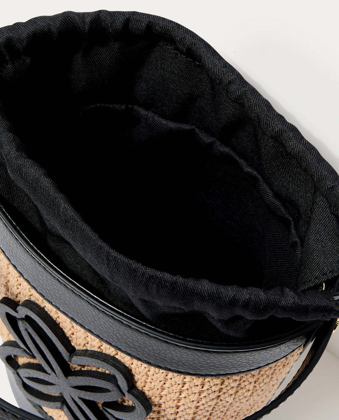 Malia Raffia Bucket Bag