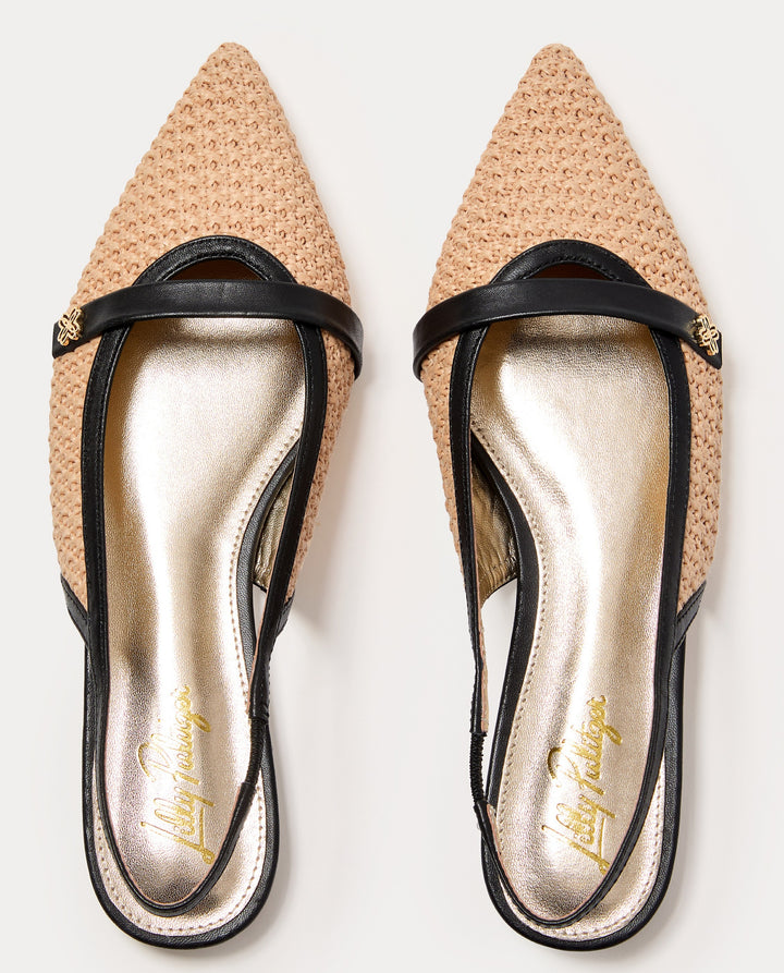 Malia Raffia Slingback